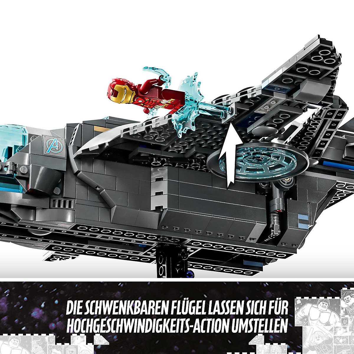 LEGO® Marvel Super Heroes™ 76248 Der Quinjet der Avengers