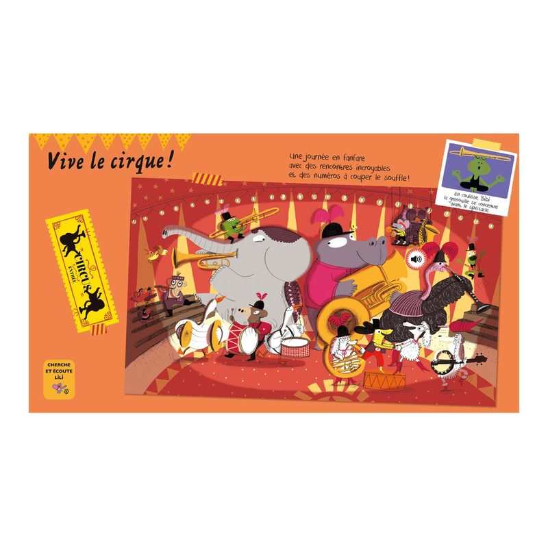 Livre sonore Paco aime la musique - Gallimard Jeunesse