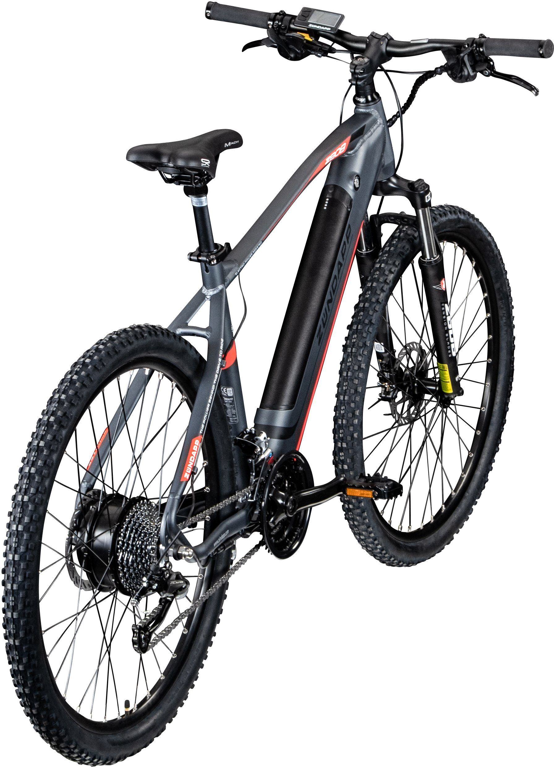 Zündapp E-Bike Z808, 24 Gang, Kettenschaltung, Heckmotor, 504 Wh Akku