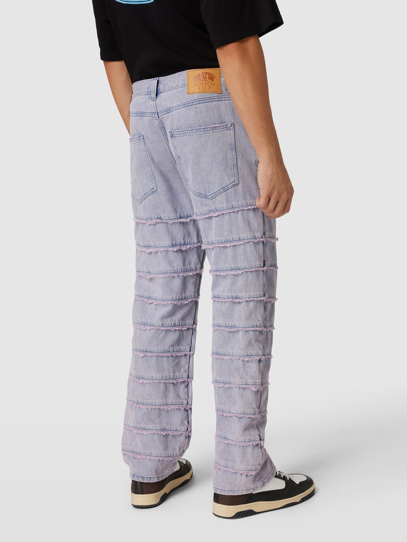 Jeans im 5-Pocket-Design - MATX x REVIEW in hellblau
