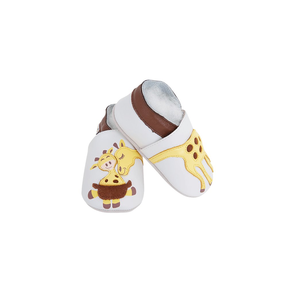 Lait et Miel Calin de girafes Krabbelschuhe mit Giraffen