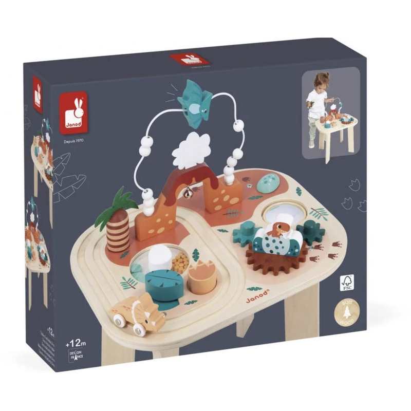 Table d'activités Dino