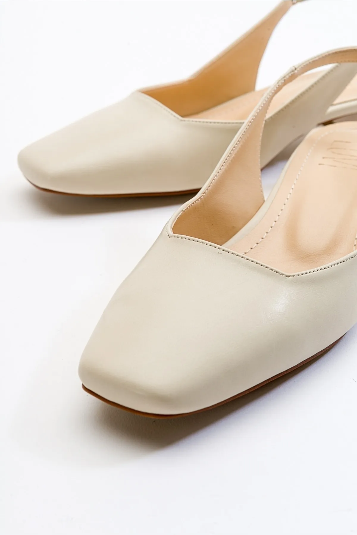 LuviShoes  State Beige Skin Damen-High-Heels-Schuhe