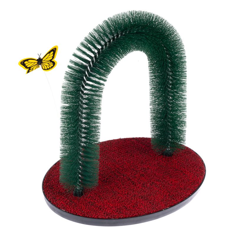 TIAKI Xmas Katzenmassagestation mit Schmetterling