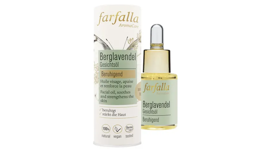 Farfalla Gesichtsöl Berglavendel 15 ml