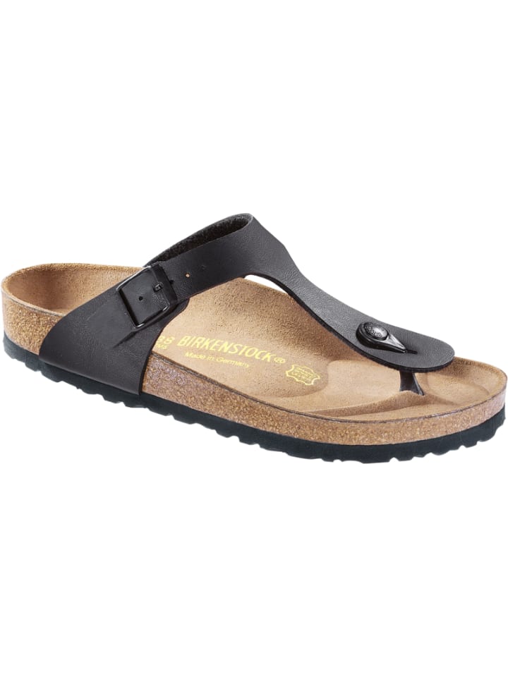 Birkenstock Zehentrenner Gizeh Birko-Flor in Black günstig kaufen