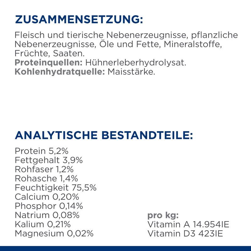 Hill's Hypoallergenes Hundefutter Hill's Prescription Diet Food Sensitivities z/d Original 12x370 g
