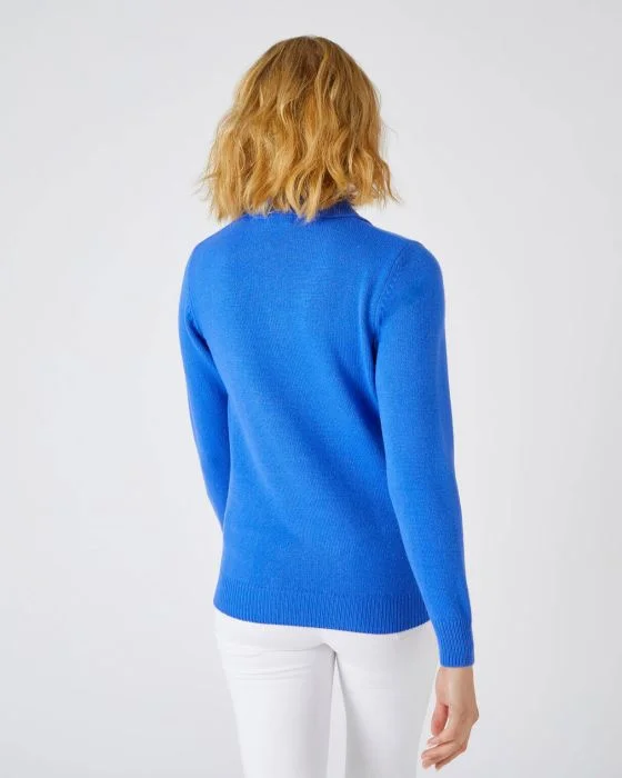 Pull col polo manches longues