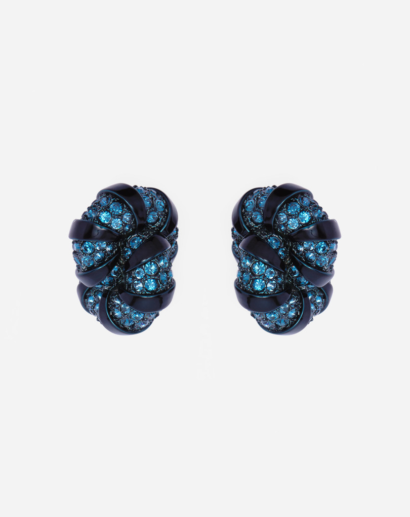 BOUCLES D'OREILLES MELODIE STRASSÉES