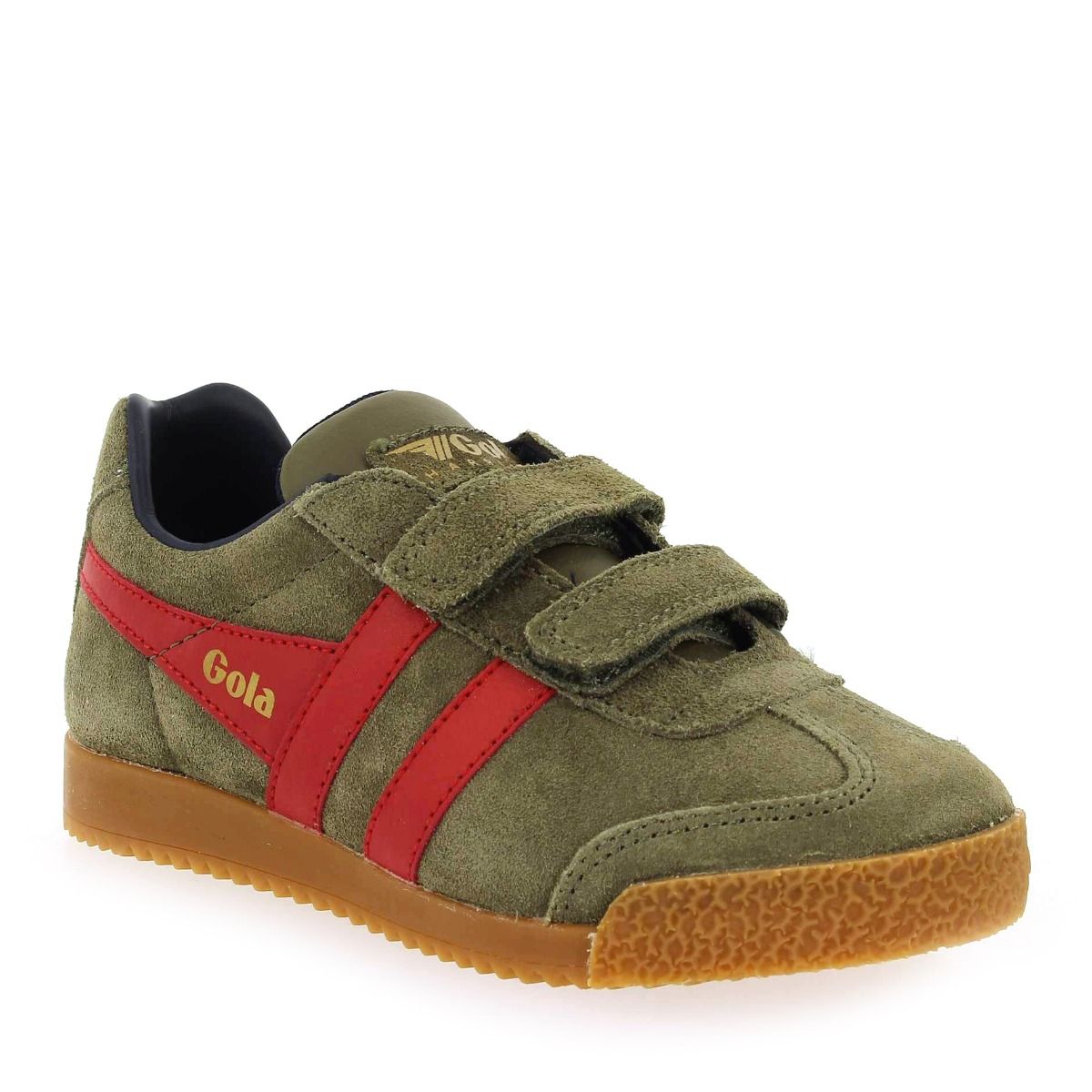 Gola  HARRIER VELCRO CKA192 - Kaki Rouge