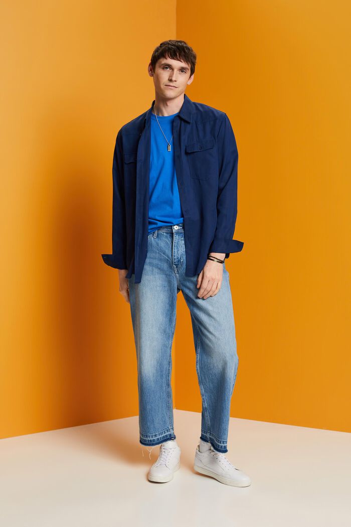 Fließendes Lyocell-T-Shirt
