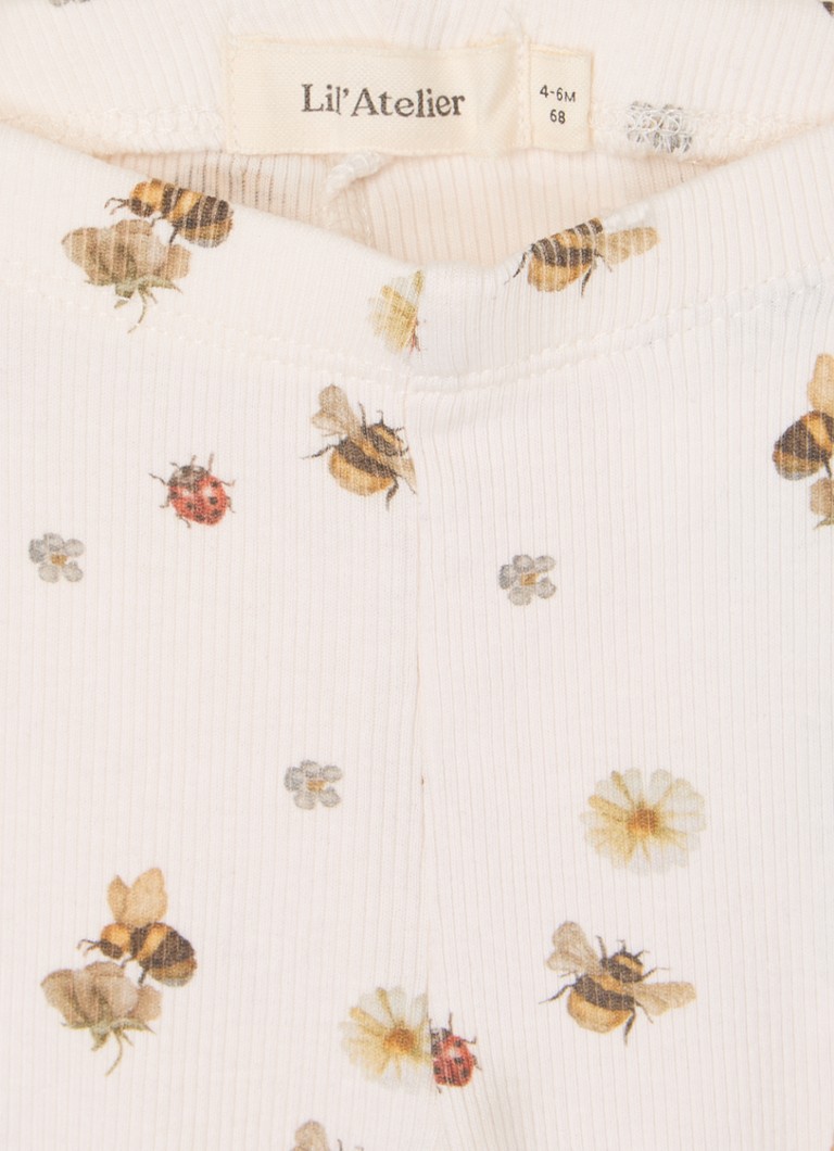 Colanți Lil' Atelier NFLavo din amestec de bumbac organic