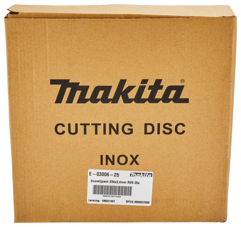 Makita Accessories E-03006-25 Rezalni disk 230 x 22,23 x 2,0 mm nerjaveče jeklo 25 kosov