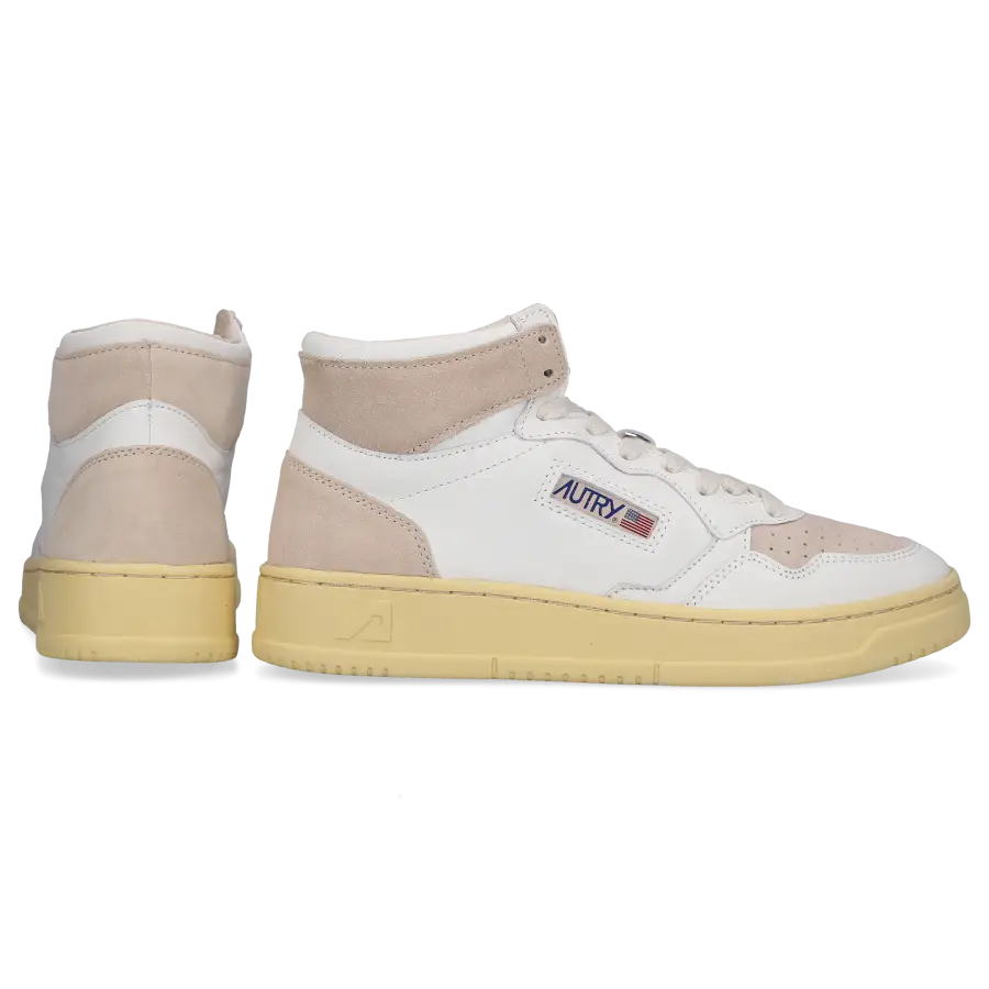 Autry - Sneaker high MEDALIST Veloursleder - weiß