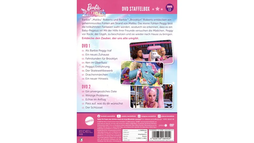 Barbie - Ein verborgener Zauber - Staffelbox 1.1  [2 DVDs]