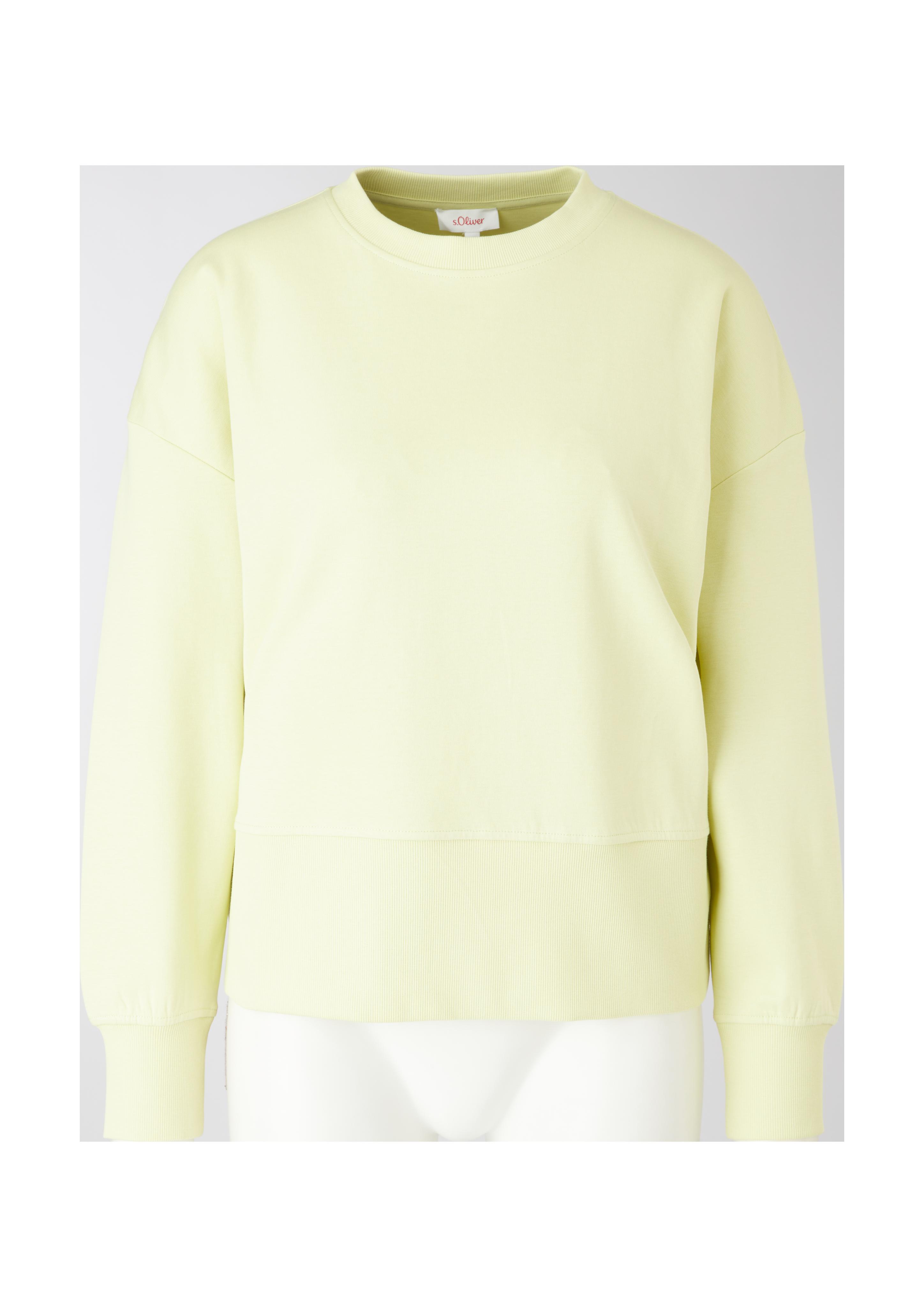 Sweatshirt mit Rippkragen  2121506-7015