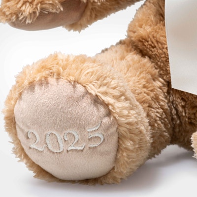 Cosy Jahresbär 2025, 34 cm, beige
