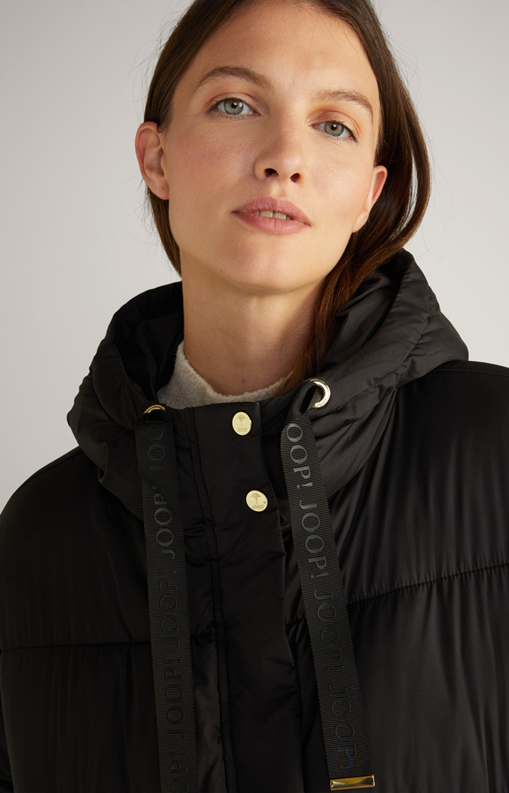Steppjacke in Schwarz