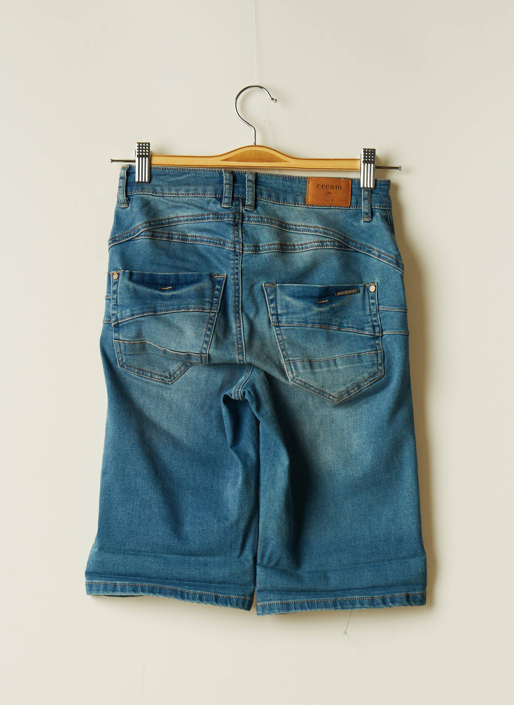 Cream Bermudas Femme couleur bleu