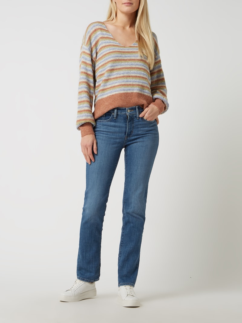 Shaping Straight Fit Jeans mit Viskose-Anteil Modell '314™' in blau