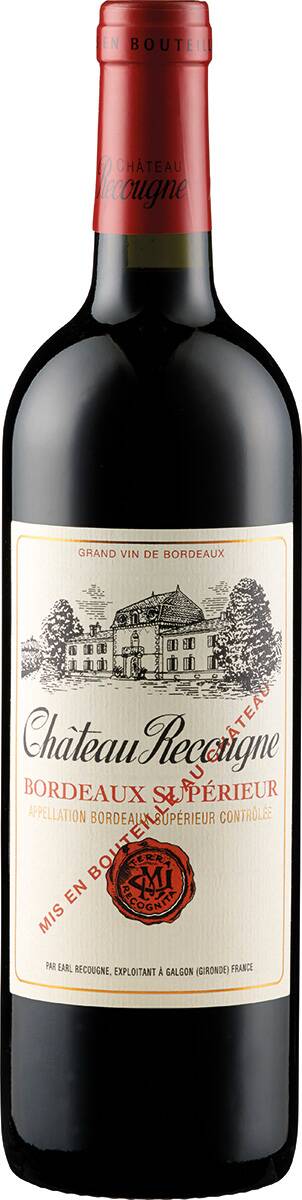 Château Recougne Rouge Bordeaux Supérieur 2019