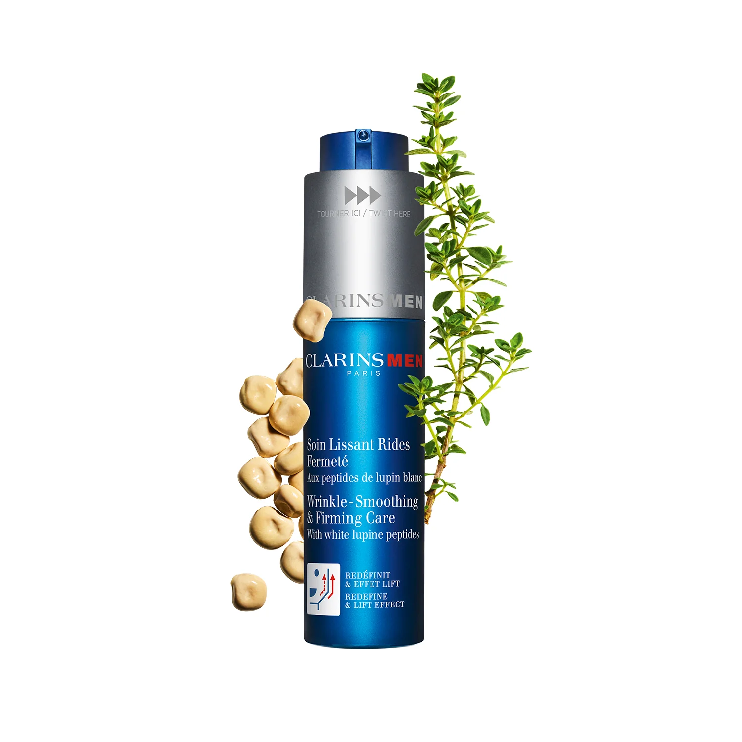 ClarinsMen Soin Lissant Rides Fermeté - Crema viso antirughe