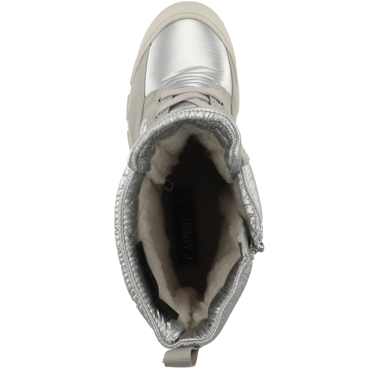 CAPRICE 9-26220-29 Schnürboots silber