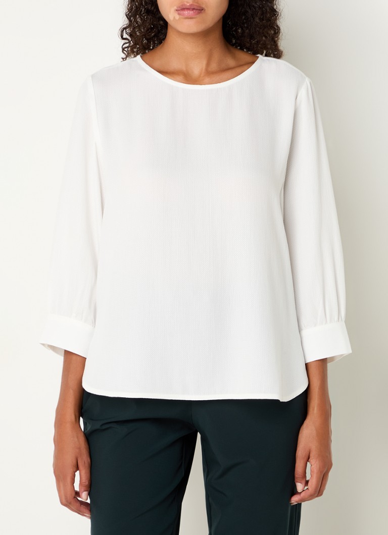 OPUS Fuketa tunic in lyocell blend with keyhole