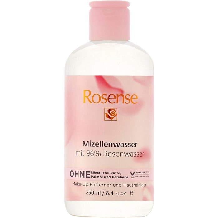 Mizellenwasser mit 96% Rosenwasser