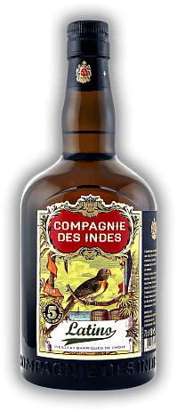 Compagnie Des Indes Latino Rum 5 Years Compagnie Des Indes Latino Rum 5 Years Ein charakteristischer lateinamerikanischer Rumblend. Alter 5 J. - 0,7	 Liter - Vol 40%