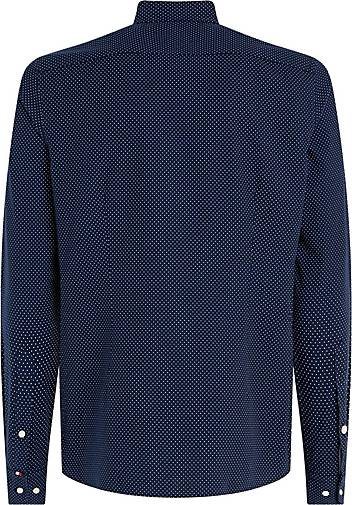 TOMMY HILFIGER Herren Hemd Langarm Slim Fit