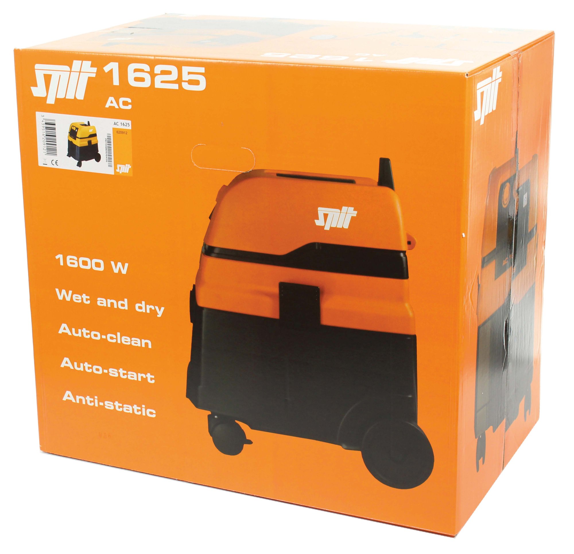 Spit 811223B D60 Väggfräsmaskin 1600 Watt + AC1625 Dammsugare + 2 Diamantsågblad