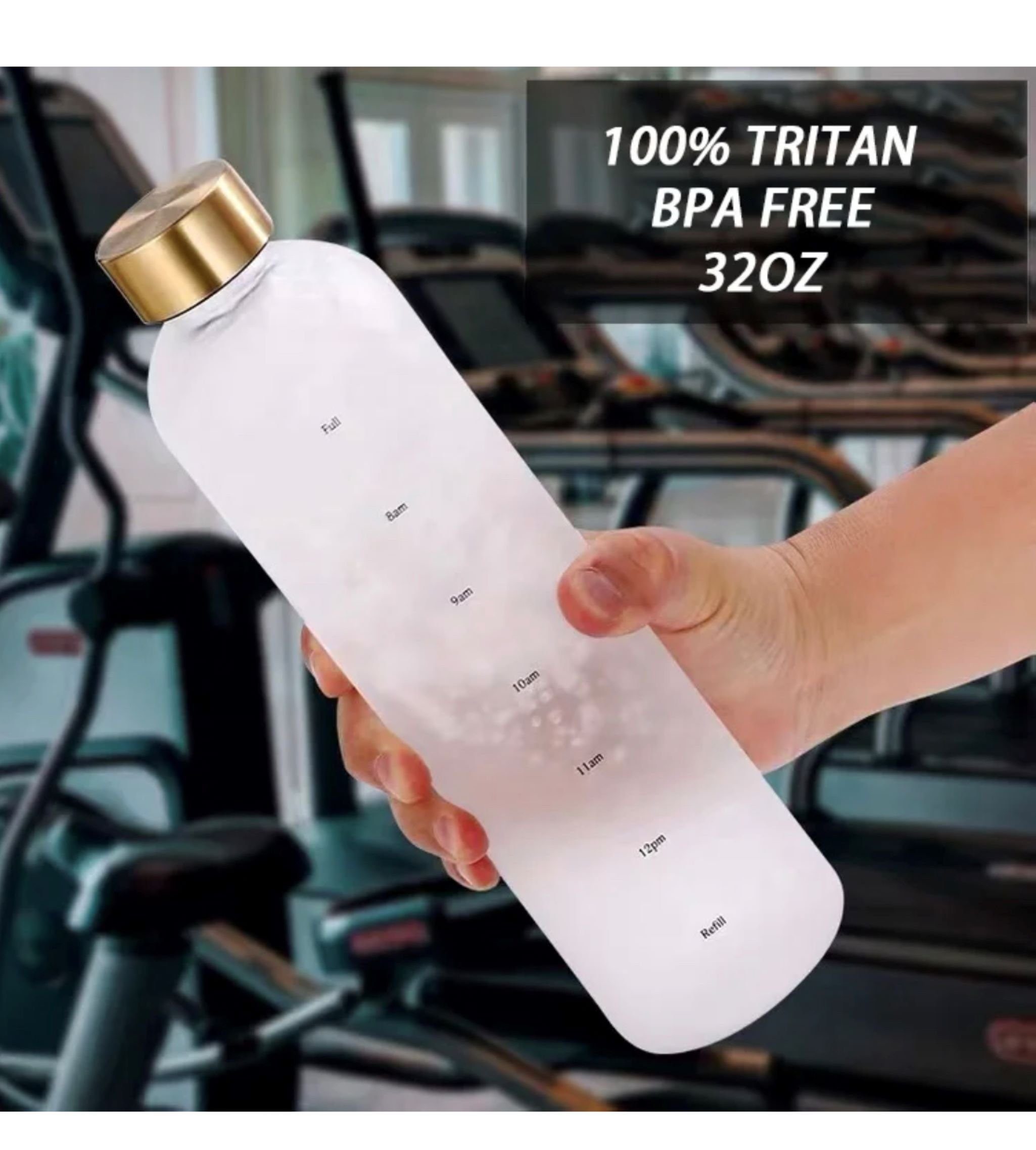 Botells Trinkflasche Wasserflasche, Trink Motivation Skala, edel, auslaufsicher, nachhaltig, Kohlensäure geeignet, Schule, Beruf, Sport, Freizeit