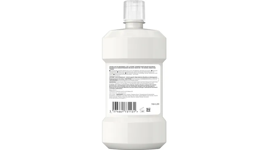 Listerine Mundspülung Advanced White Mild 500 ml