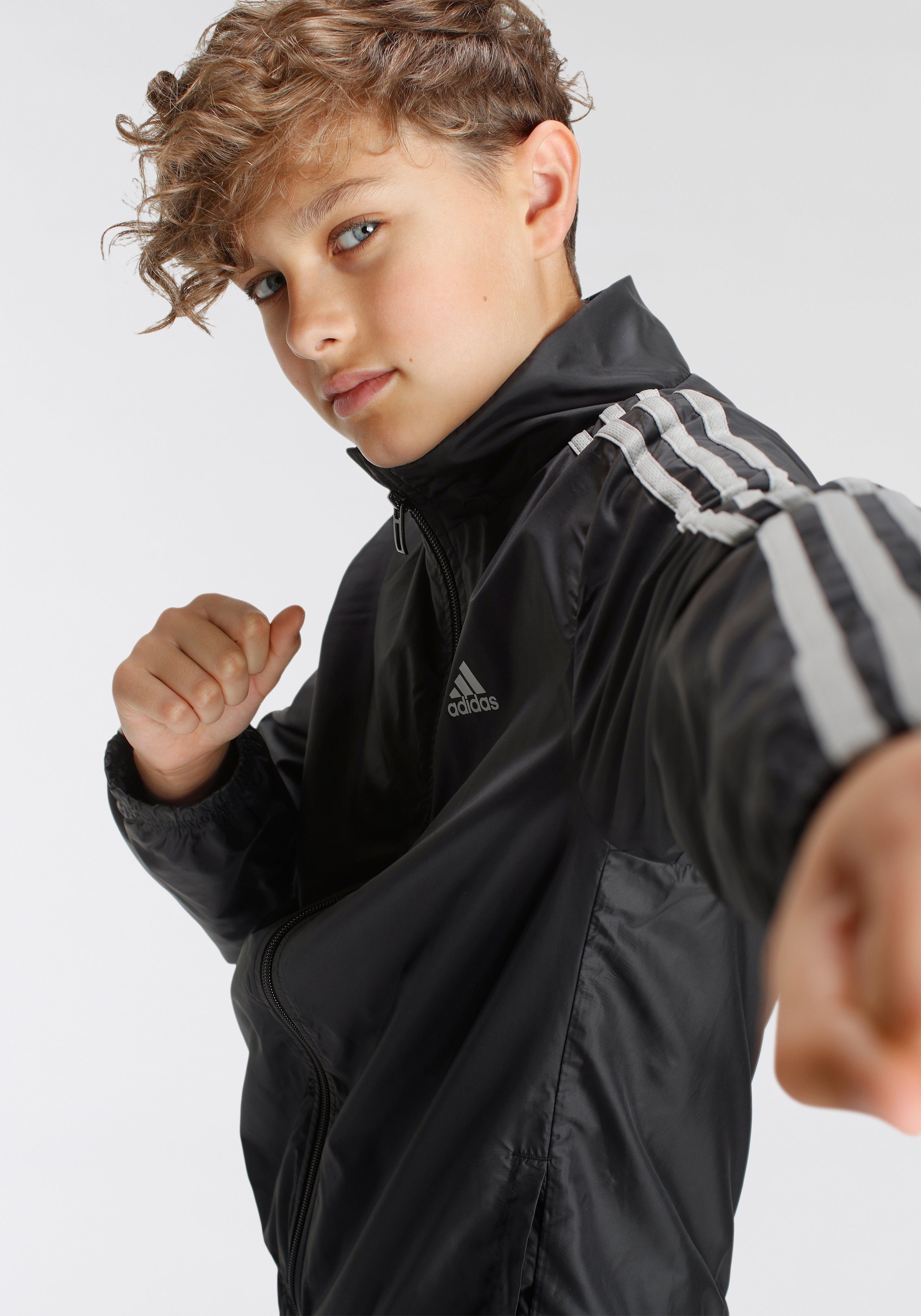 adidas Sportswear Trainingsanzug ESSENTIALS 3-STREIFEN WOVEN (2-tlg)