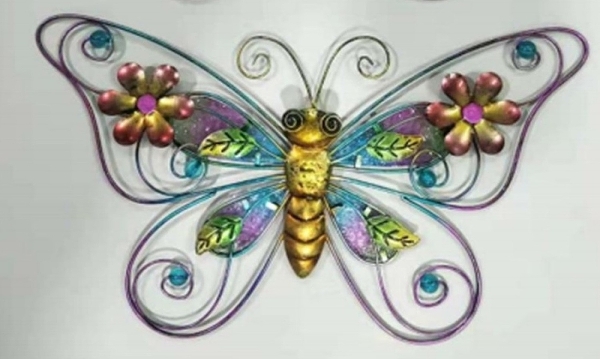 MyFlair Wanddeko Schmetterling - Gelb