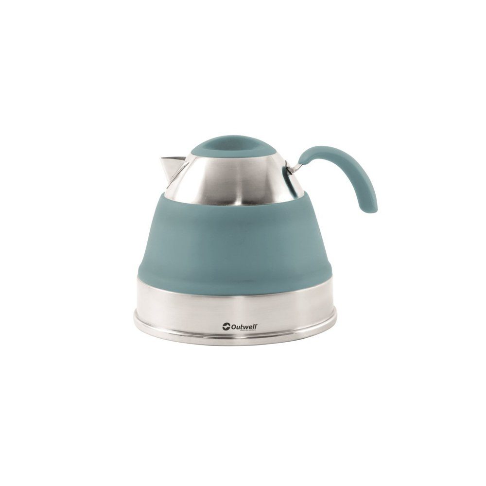 Outwell Geschirr-Set Collaps Kettle 2,5 L, Silikon und rostfreier Stahl