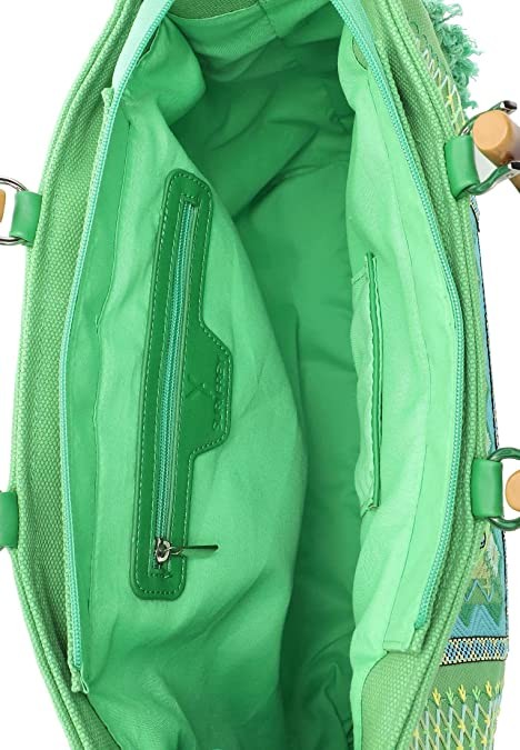 SINA JO Handtaschen grün CITYSHOPPER L