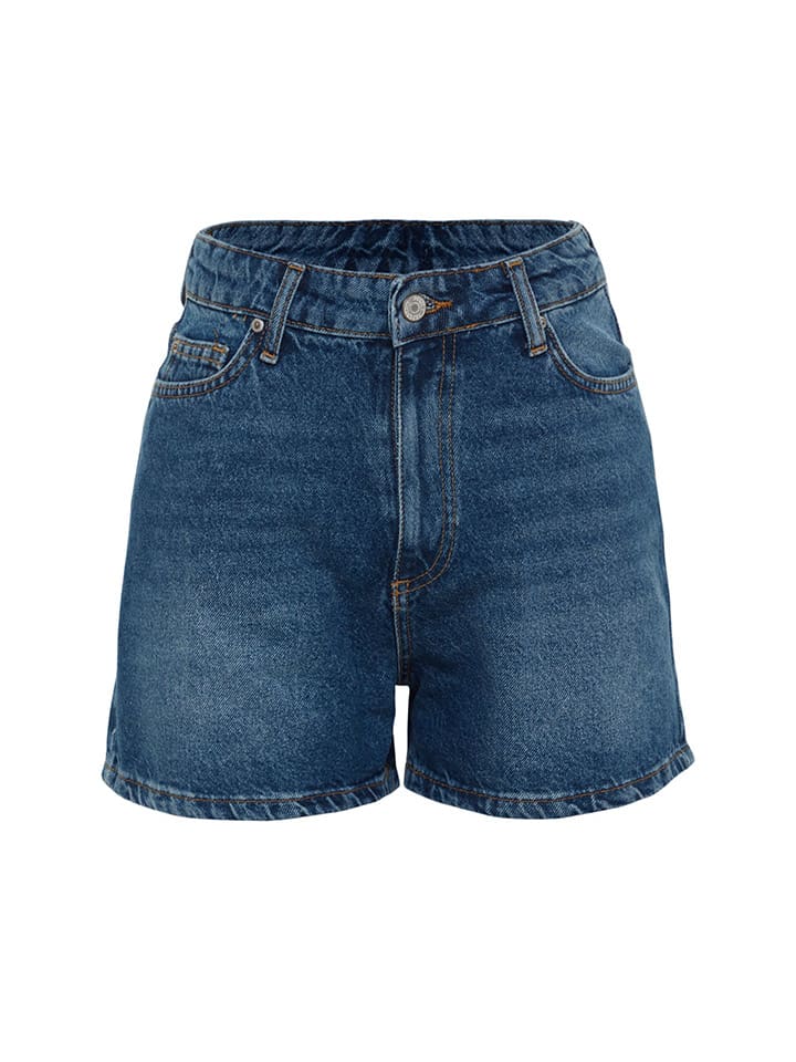 trendyol Jeans-Shorts in Dunkelblau günstig kaufen