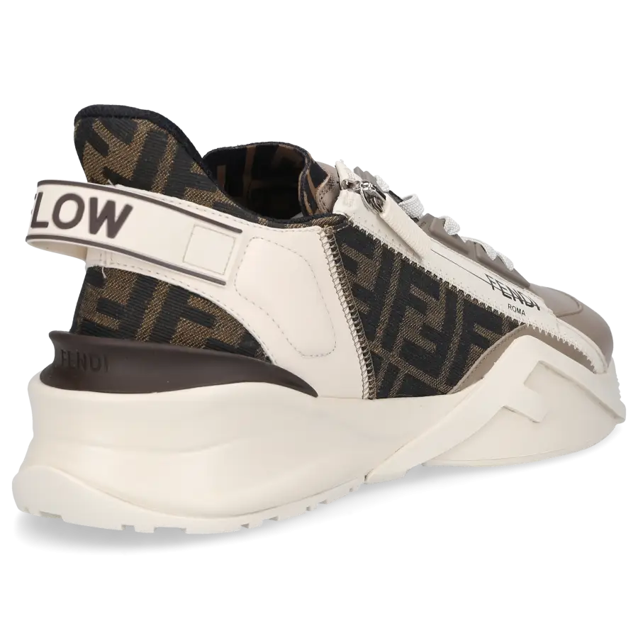 FENDI - Sneaker low FLOW Kalbsleder - beige
