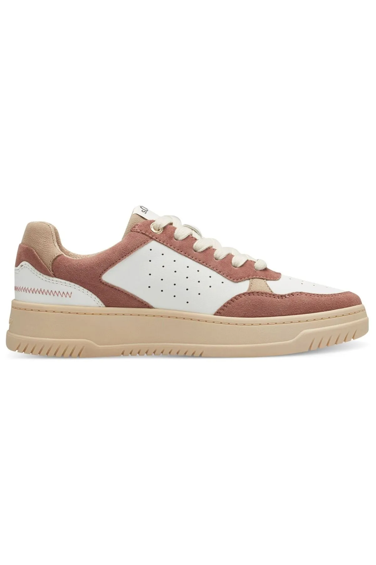 s.Oliver  Sneaker - Rosa - Flacher Absatz