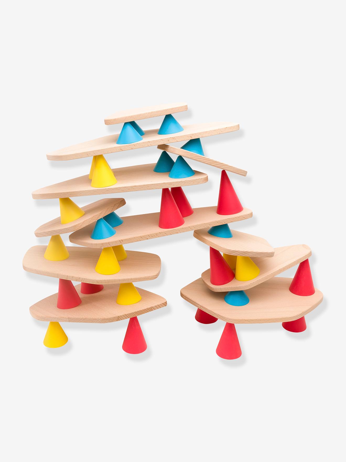 Oppi Kinder Baustein-Set Medium Kit Piks OPPI, 44 Teile - mehrfarbig