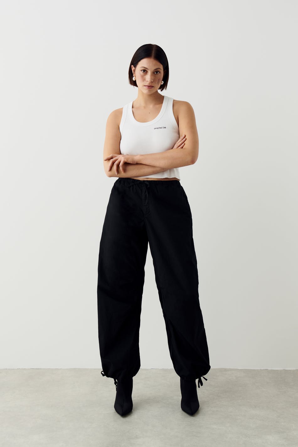 Embroidery singlet