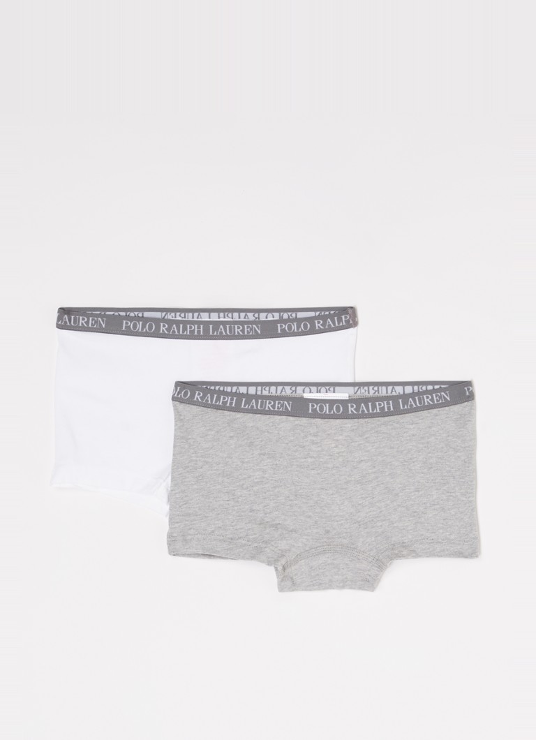 Pantaloni scurți din denim cu bandă cu logo Ralph Lauren, pereche de 2