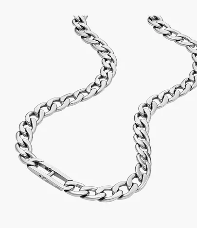 Fossil Kette Heritage D-Link Edelstahl
