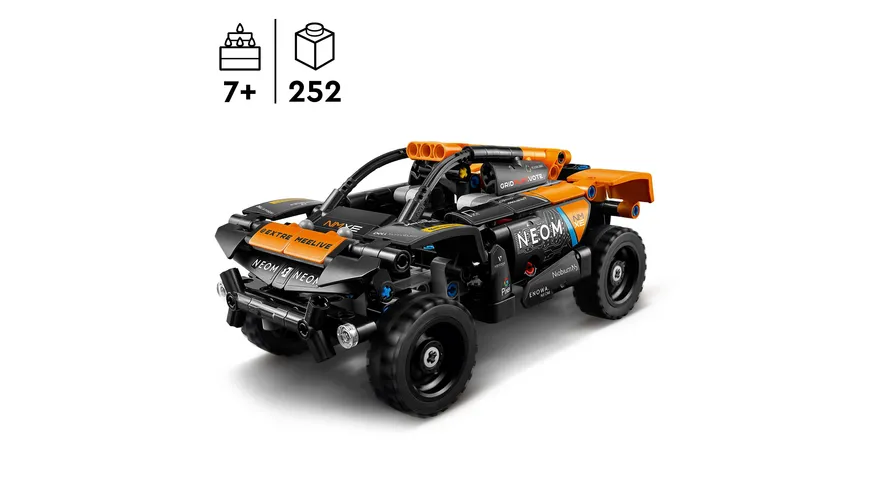 LEGO Technic 42166 NEOM McLaren Extreme E Race Car Set, Spielzeug-Auto