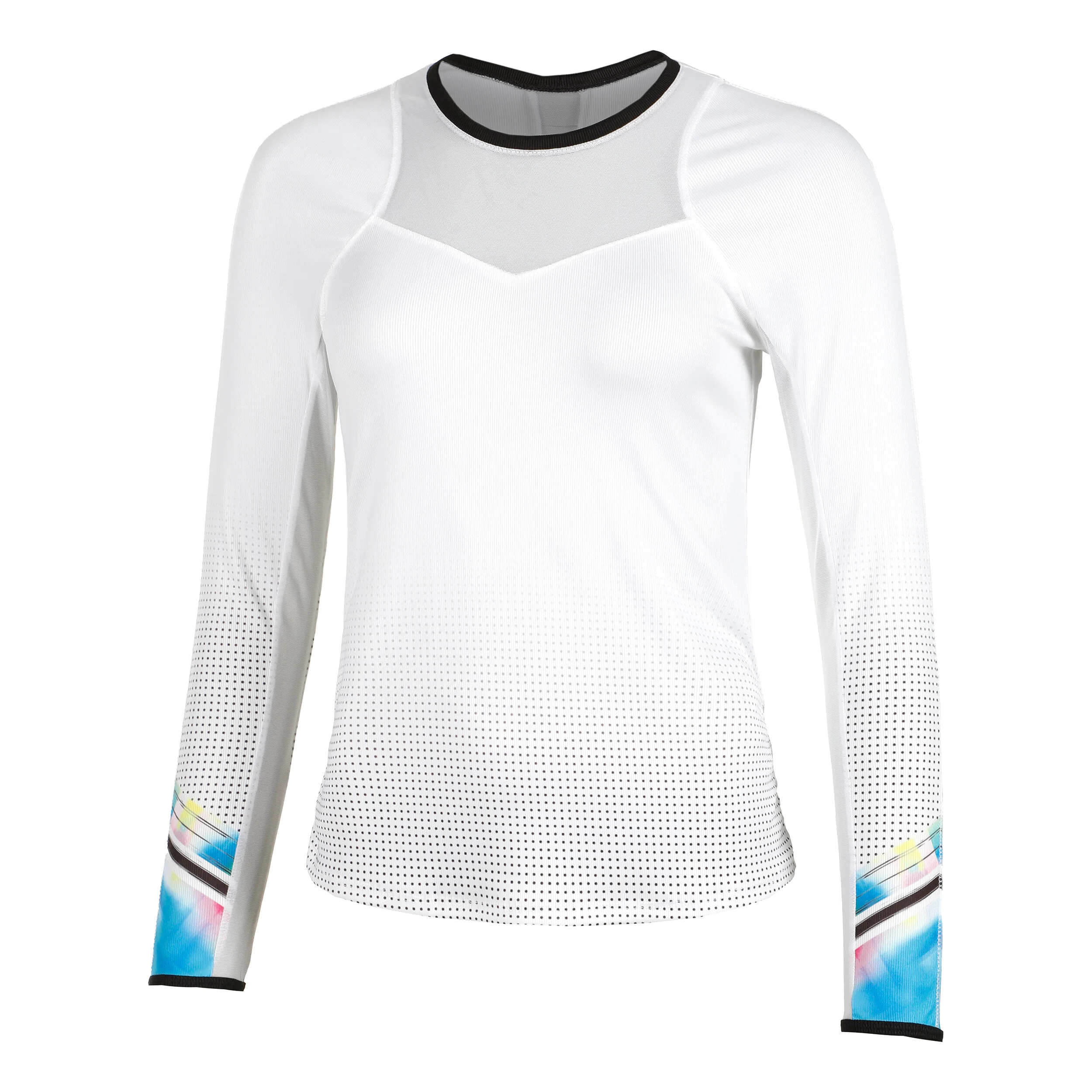 Off Tropic Longsleeve Damen - Weiß, Mehrfarbig
