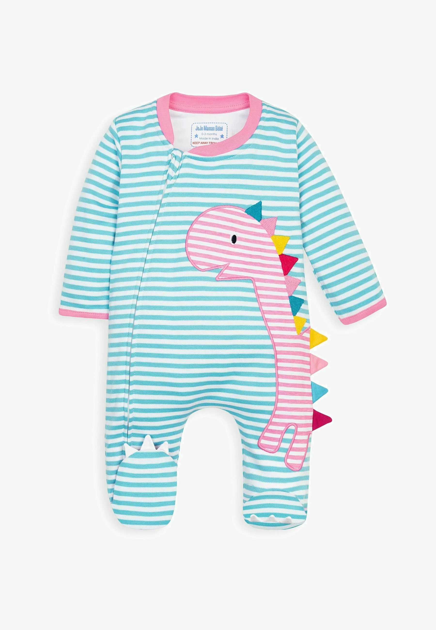 JoJo Maman Bébé DINO APPLIQUE STANDARD - Mono