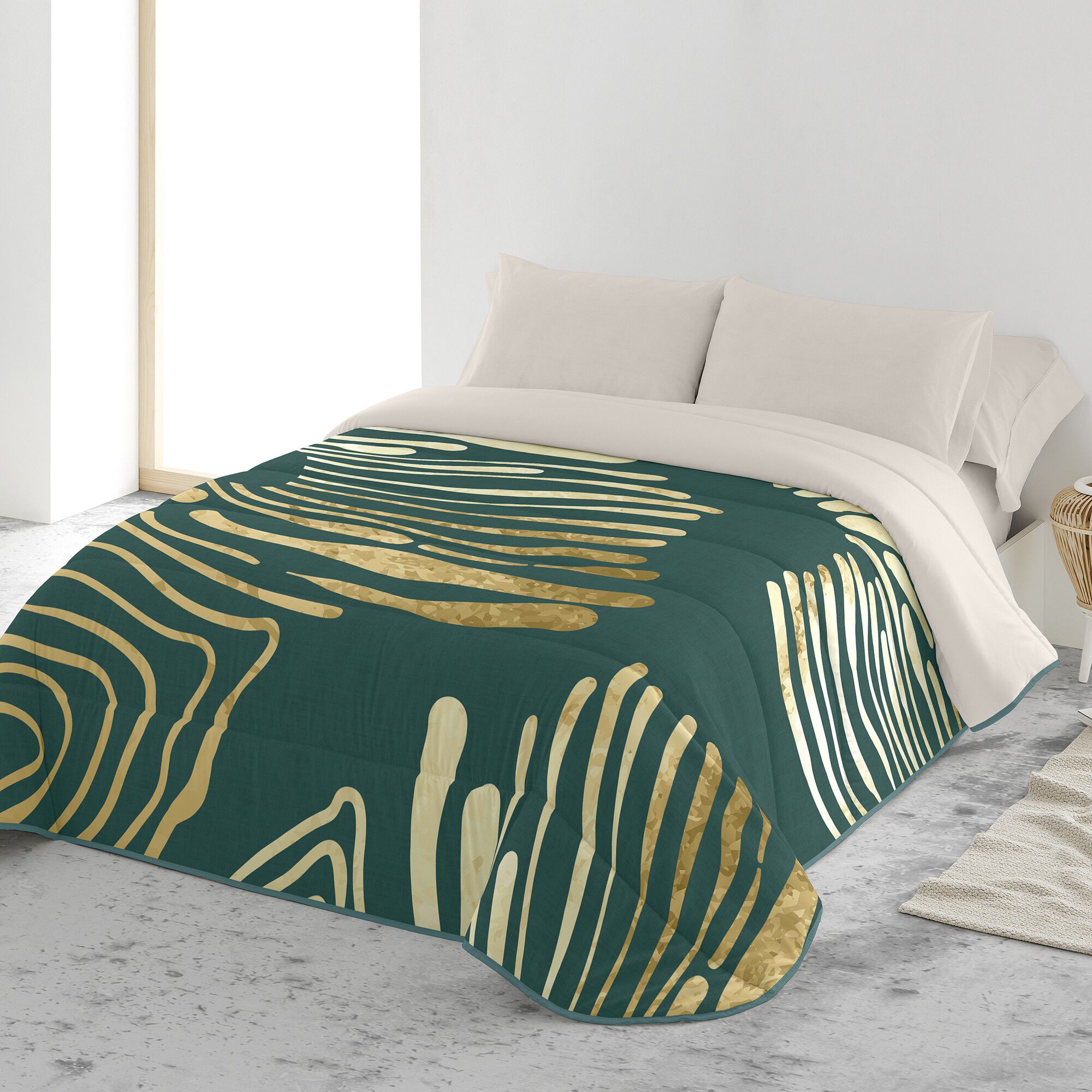 Couette microfibre imprimée zebra 200 g/m²