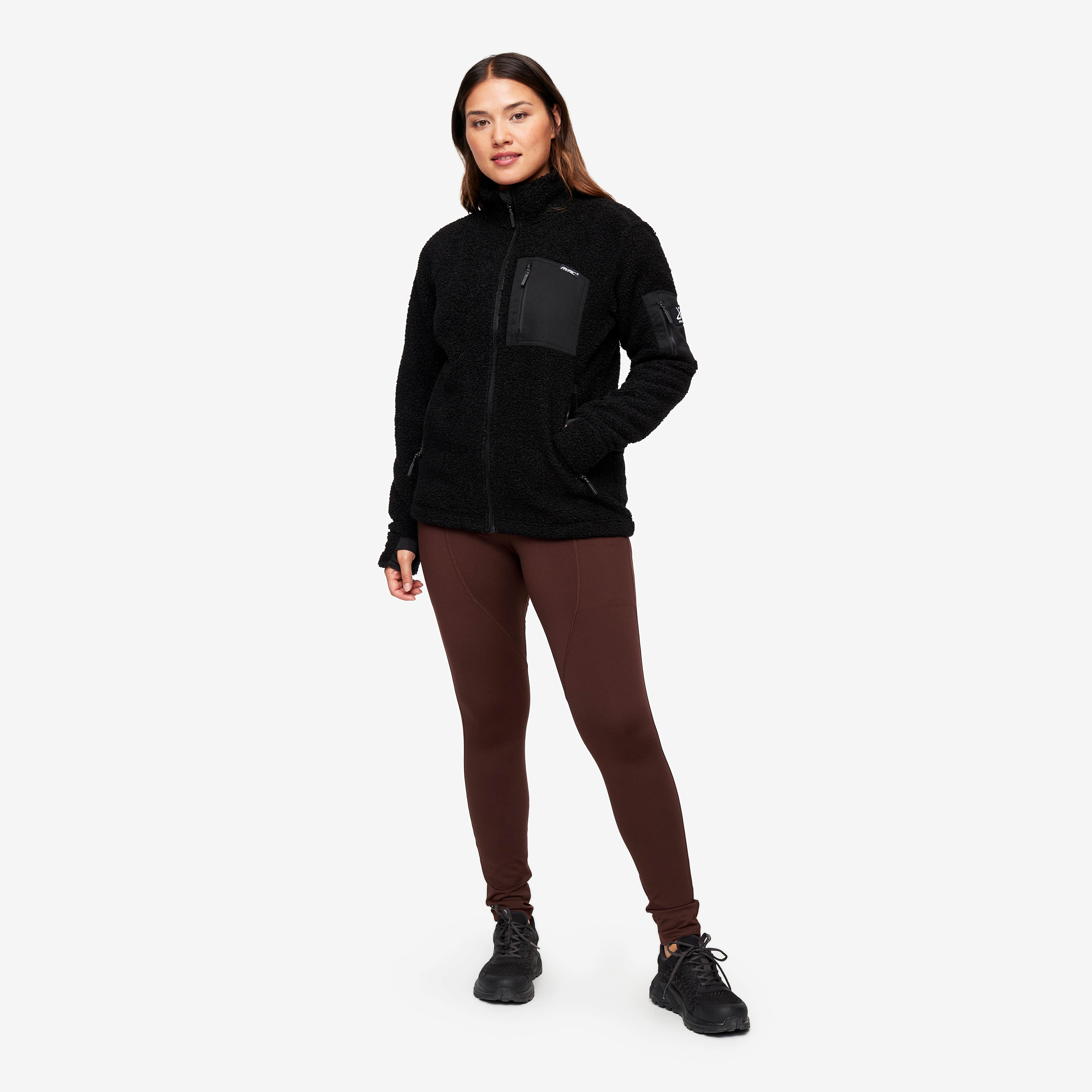 Bigfoot Pile Fleece Femme Jetblack